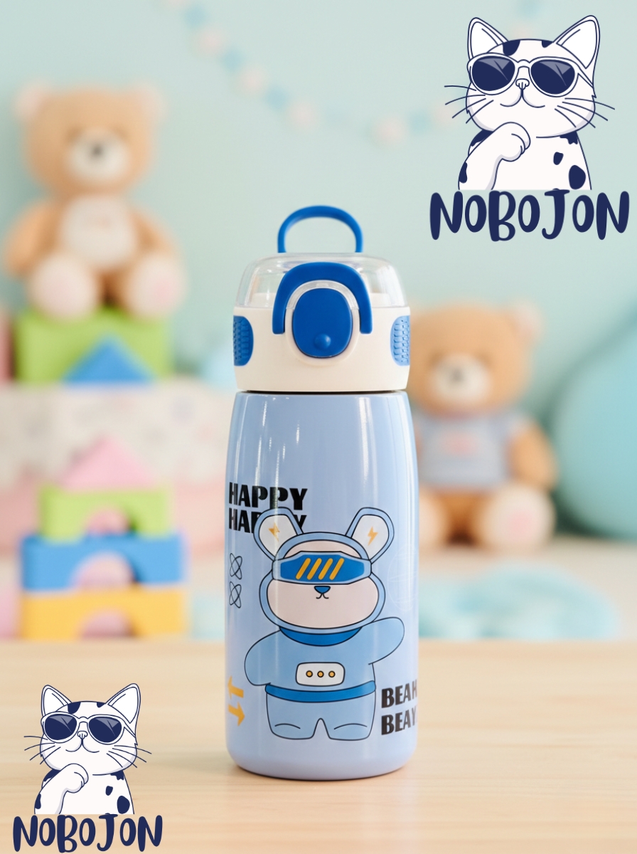 NOBOJON BPA-Free Baby Water Bottle (Perfect for Little Hands) 480ml